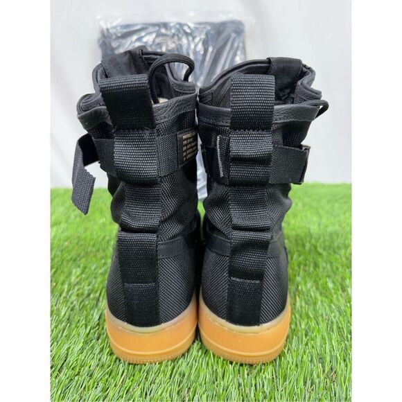 Size 10.5 DS OG ALL w/ bag Nike SF Air Force 1 Gum Men’s Black 859202-009 - Picture 3 of 9